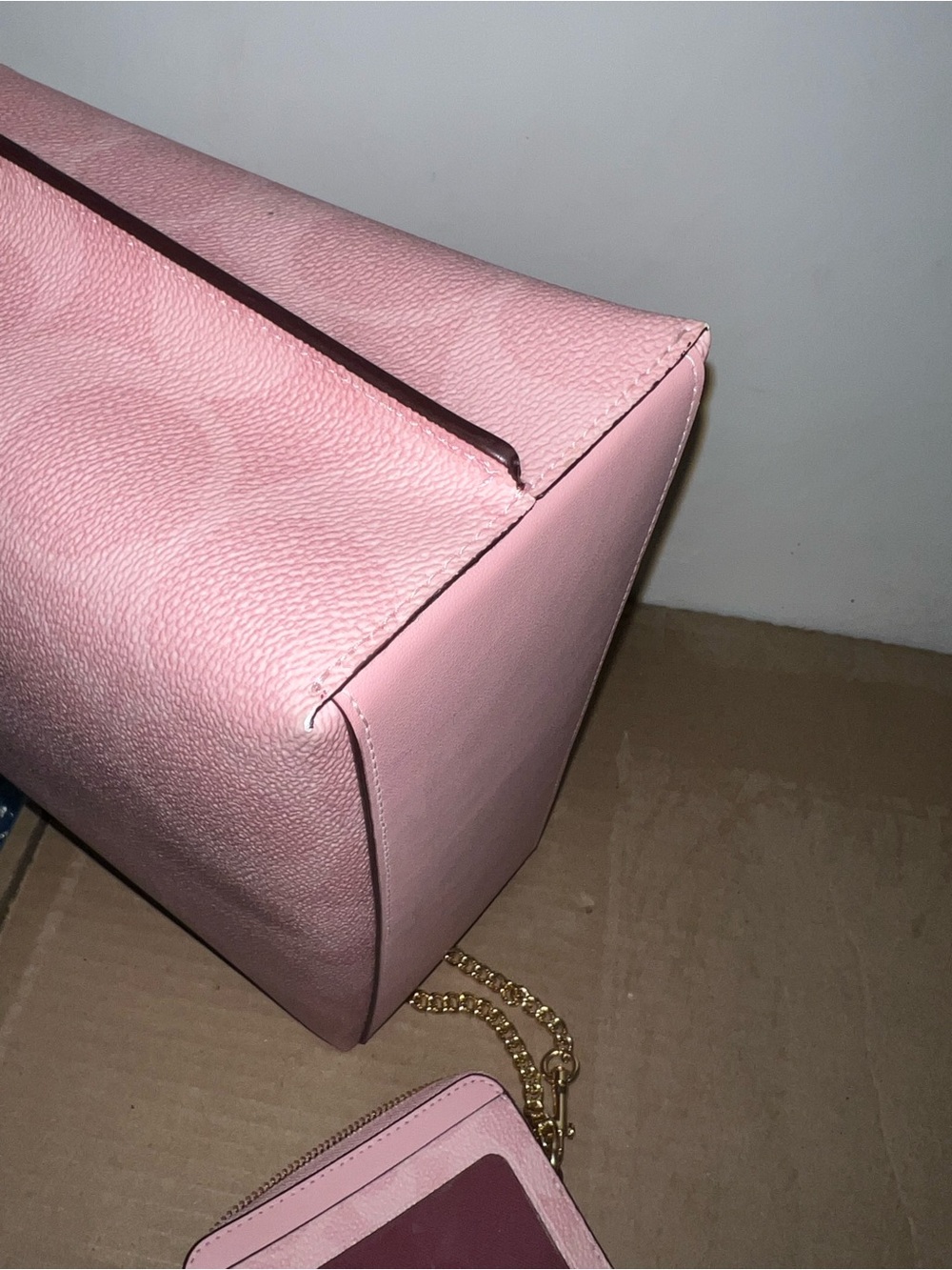 COACH Pink Mollie tote and matching wallet - Picture 3 of 7
